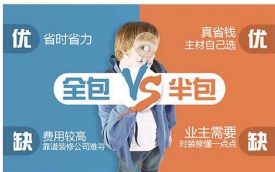 房子裝修是半包好還是全包好？哪種更省錢省心？
