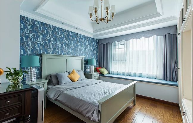 [裝修案例]128平米三居室美式裝修風(fēng)格，舒適的居家生活