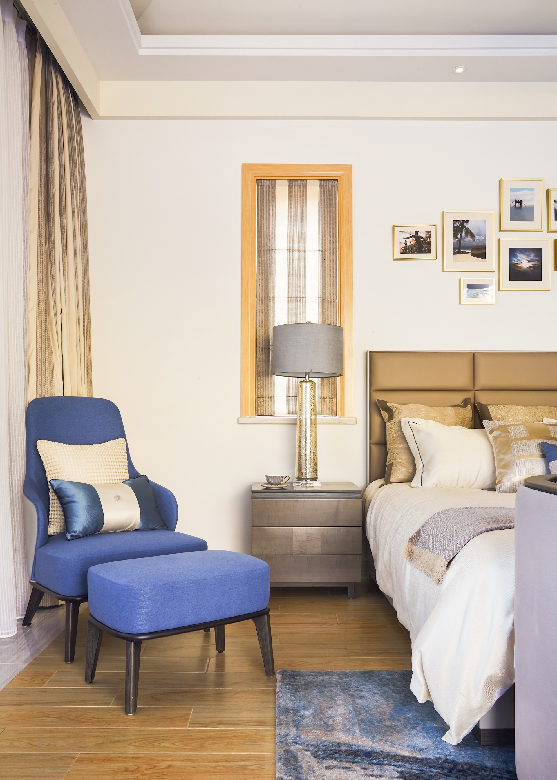 龍湖九里晴川-現(xiàn)代簡約-臥室設計效果圖