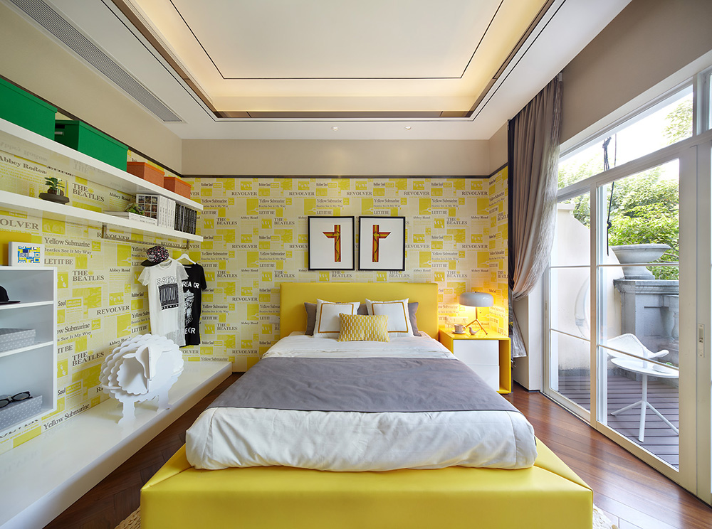 龍湖九里晴川-現(xiàn)代簡約-臥室設(shè)計(jì)效果圖