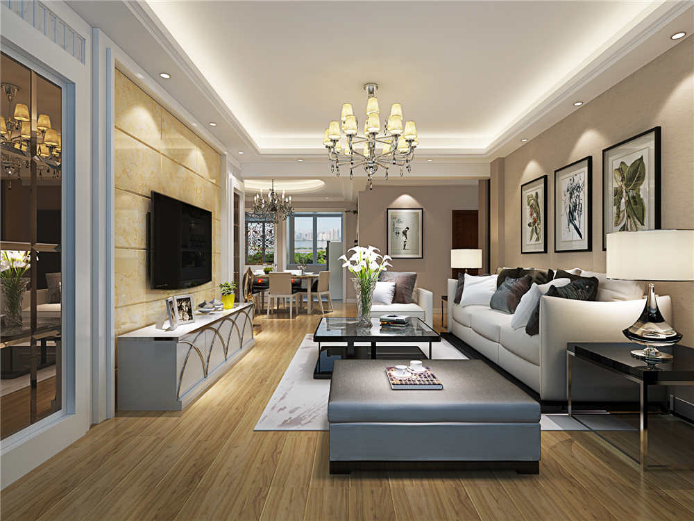 龍湖九里晴川-現(xiàn)代簡約-臥室設計效果圖