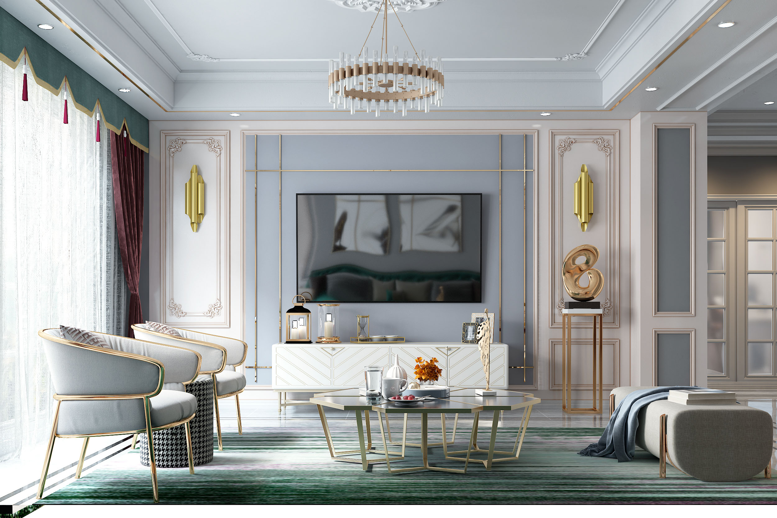 龍湖九里晴川-現(xiàn)代簡約-臥室設計效果圖