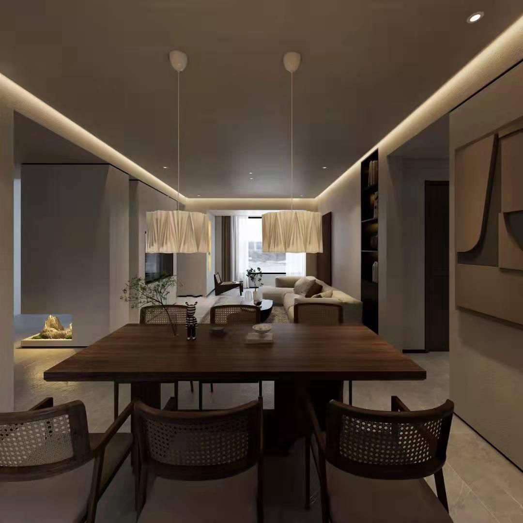 龍湖九里晴川-現(xiàn)代簡約-臥室設計效果圖