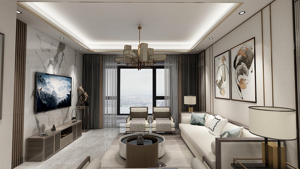 龍湖九里晴川-現(xiàn)代簡約-臥室設(shè)計(jì)效果圖