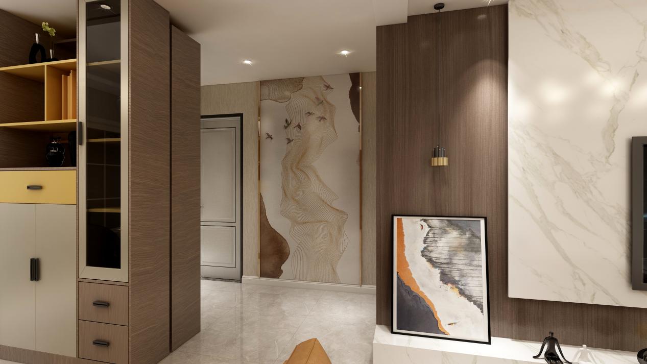 龍湖九里晴川-現(xiàn)代簡(jiǎn)約-臥室設(shè)計(jì)效果圖