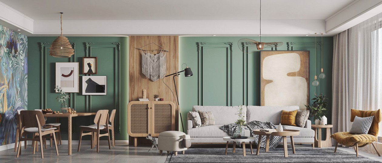 龍湖九里晴川-現(xiàn)代簡(jiǎn)約-臥室設(shè)計(jì)效果圖